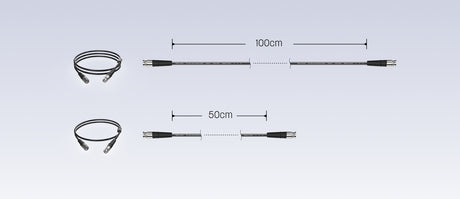 Matrix Audio Silver Copper Hi-Fi Clock Cable, full range in both lengths, 50 cm and 100 cm
