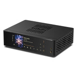 Matrix Audio TS-1 Music Streamer, Black, front view with display