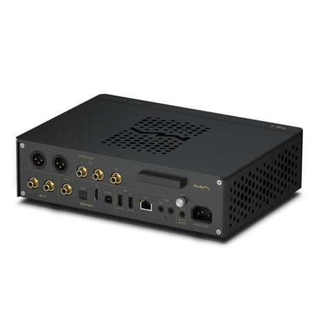 Matrix Audio TS-1 Music Streamer, Obsidian Black, rear connection panel