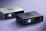 Matrix Audio TS-1 Music Streamer, Silver and Obsidian Black units side by side, full range in both finishes
