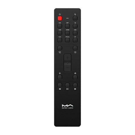 Matrix Audio RM4A Remote Control, Black, front view