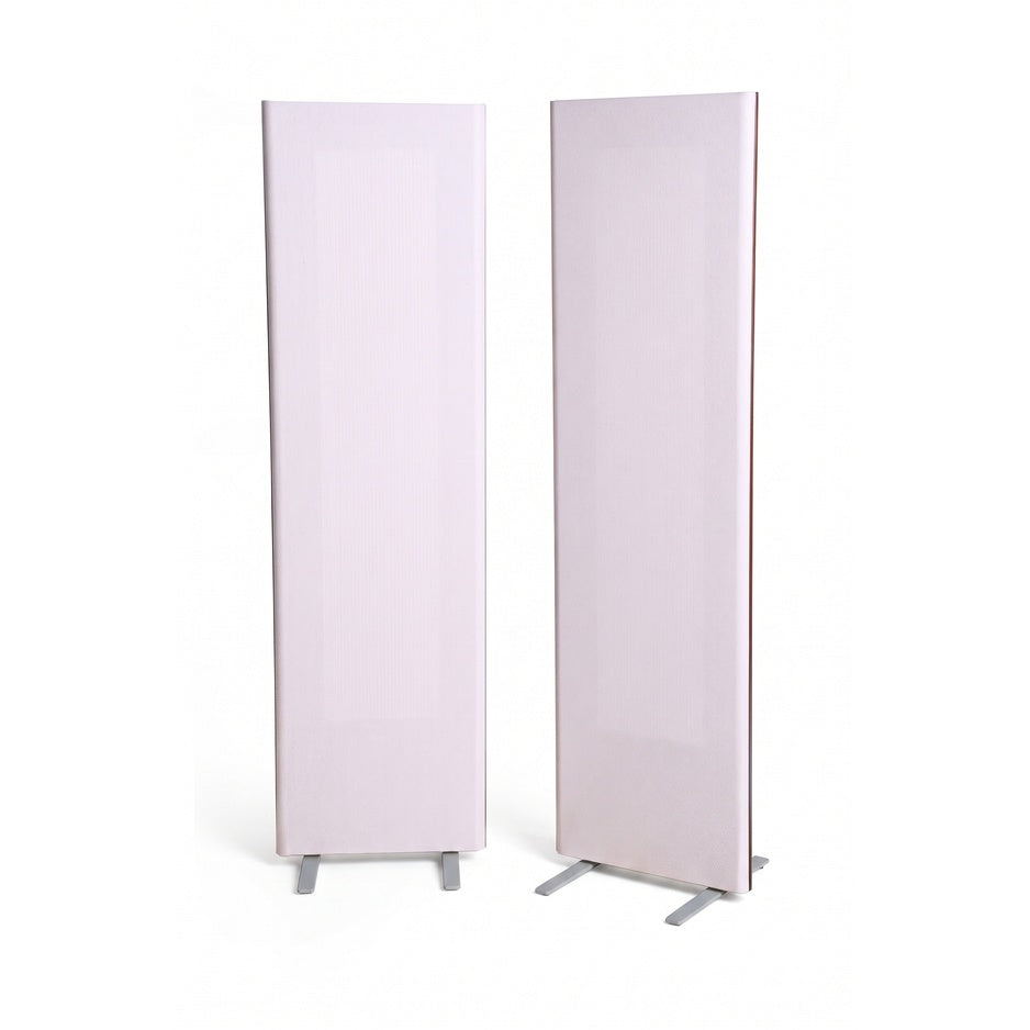 Magnepan 1.7i Planar Magnetic Speakers, Cherry White, front view of stereo pair
