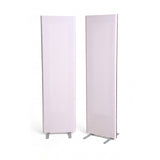 Magnepan 1.7i Planar Magnetic Speakers, Cherry White, front view of stereo pair