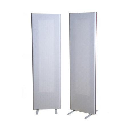 Magnepan 1.7i Planar Magnetic Speakers, Off-White, front view of stereo pair