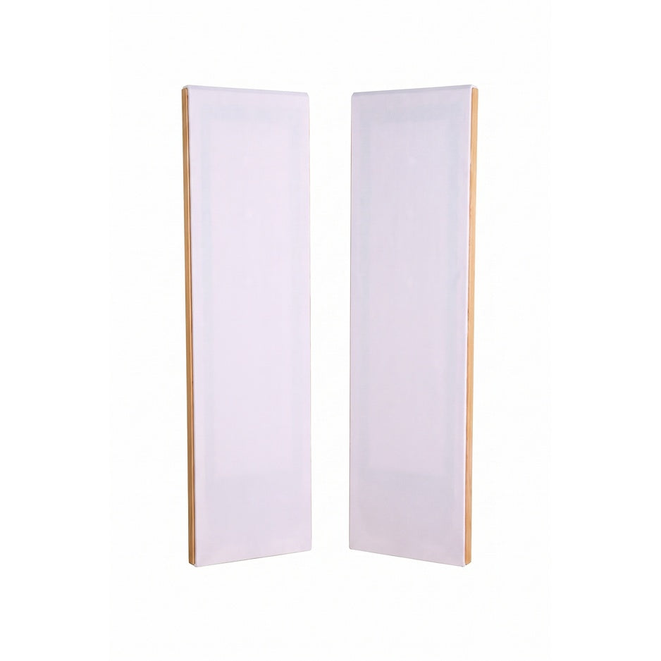 Magnepan .7 Planar Magnetic Speakers, Cherry White, front view of stereo pair