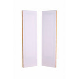 Magnepan .7 Planar Magnetic Speakers, Cherry White, front view of stereo pair