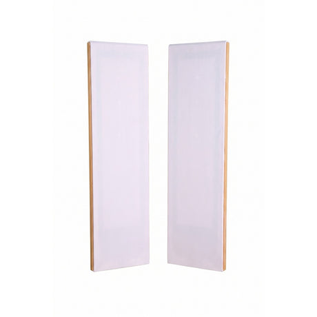 Magnepan .7 Planar Magnetic Speakers, Cherry White, front view of stereo pair