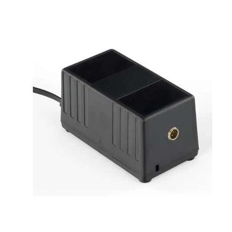 Michell Replacement DC Power Supply for TecnoDec, GyroDec, and Gyro SE, black, three-quarter view