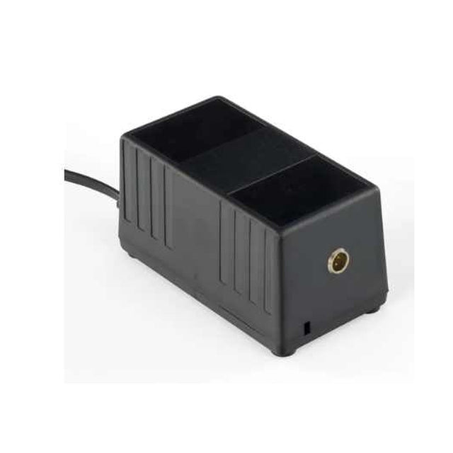 Michell Replacement DC Power Supply for TecnoDec, GyroDec, and Gyro SE, black, three-quarter view