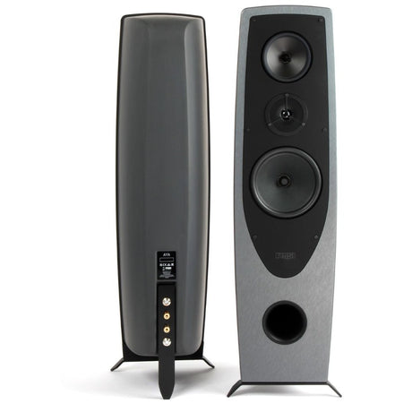 Rega Aya Floorstanding Speakers Pair front and back