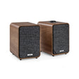 Ruark Audio MR1 MK3 Desktop Speaker System (Open Box), Walnut, three-quarter view