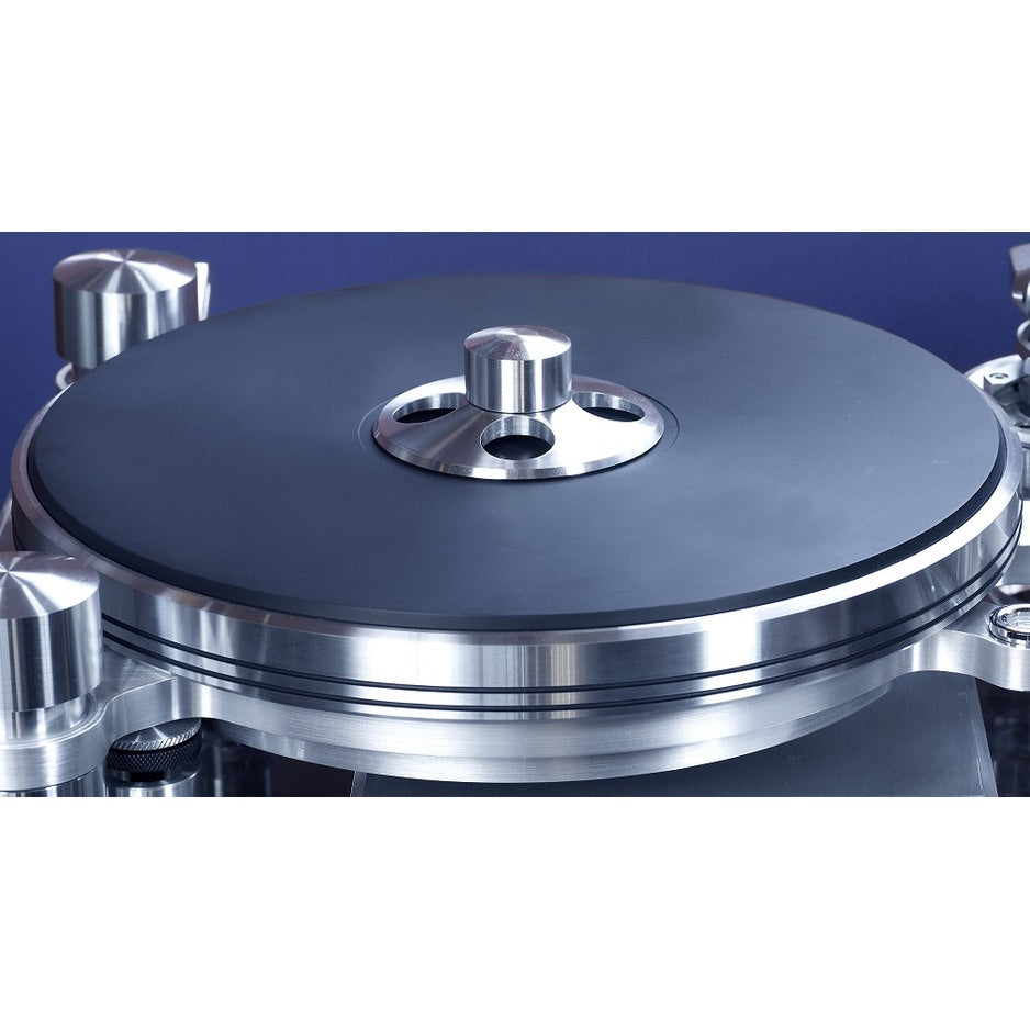 Oracle Audio Hard Acrylic Mat on turntable platter