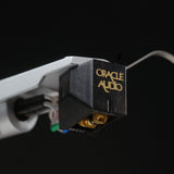 Oracle Audio Corinth phono cartridge ebony body on tonearm