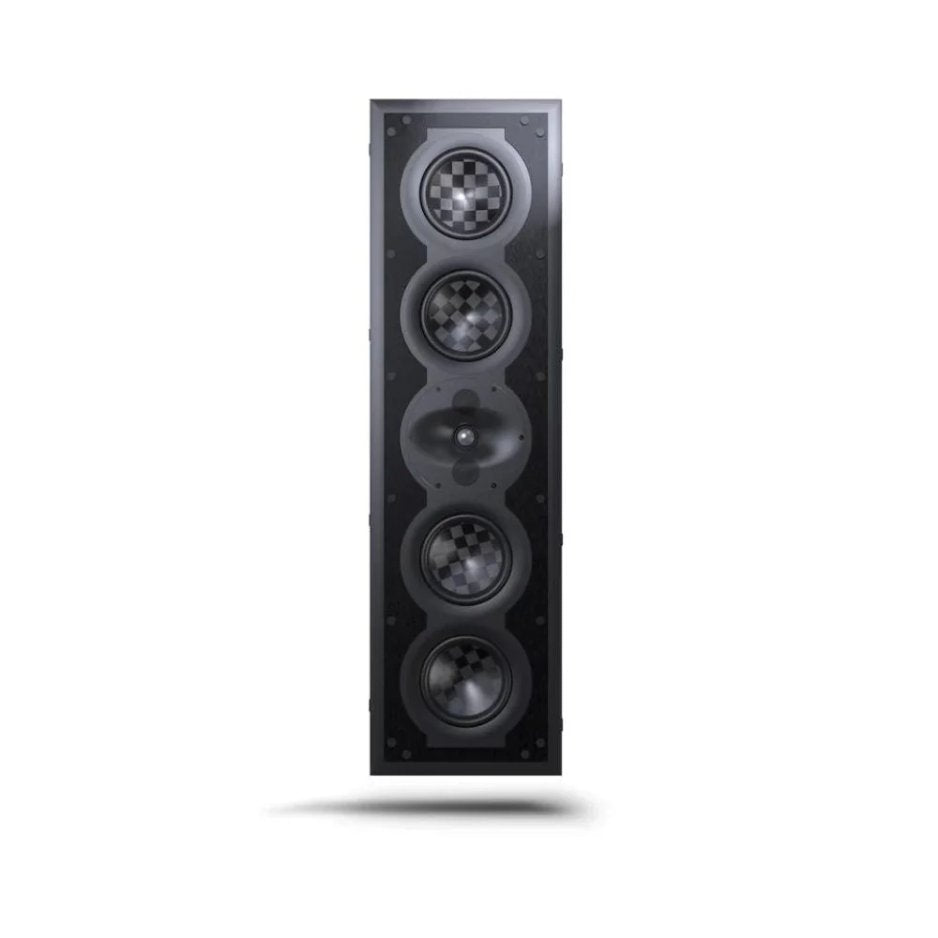 Perlisten S7i On Wall Speaker Frame with speaker mounted