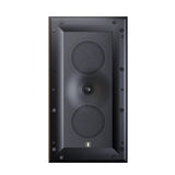 Perlisten X3iw In-Wall Speaker, Satin Black, front view with the grille removed