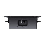 Perlisten X3iw In-Wall Speaker, Satin Black, top view showing the binding posts and steel-rod mounting tabs