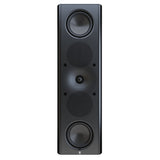 Perlisten X5w on-wall speaker front view Satin Black
