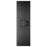 Perlisten X5w rear panel showing wall mount plate and binding posts