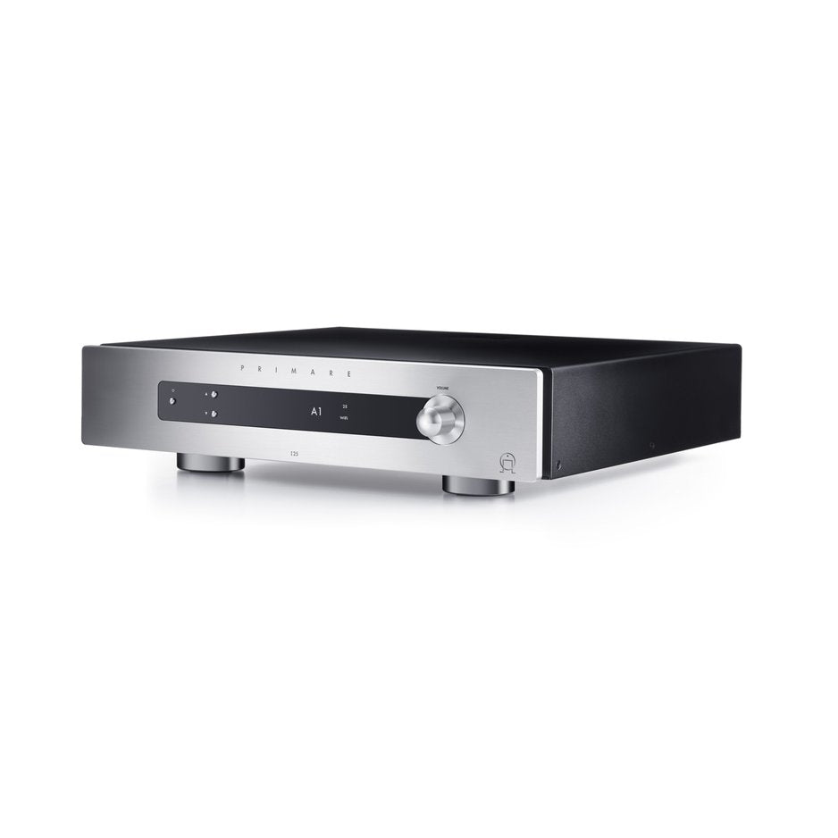 Primare I25 Modular Integrated Amplifier diagonal view Titanium