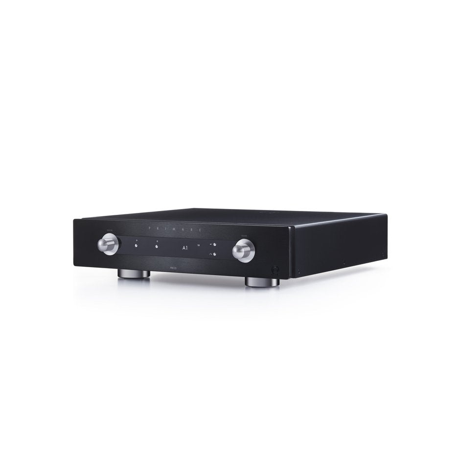 Primare PRE35 Modular Preamplifier diagonal view Black