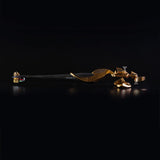 Wilson Benesch Graviton Ti Armwand - Polished Gold full length side view