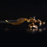 Wilson Benesch Graviton Ti Armwand - Polished Gold counterweight and bearing detail