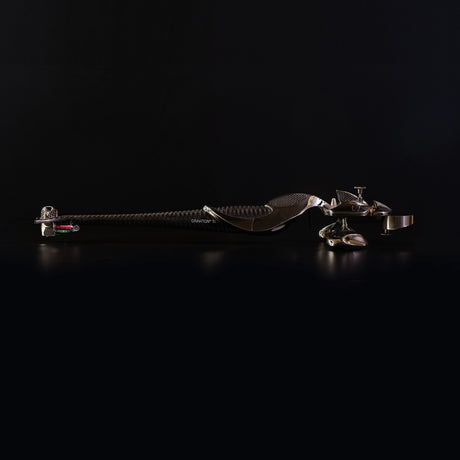 Wilson Benesch Graviton Ti Armwand - Polished Silver full length side view