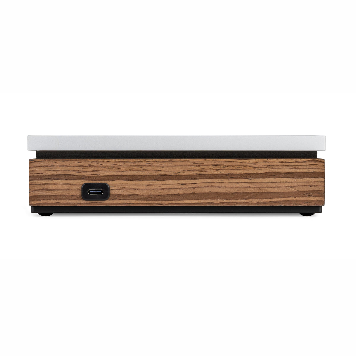 Ruark Audio R-CD100 USB CD Player side view showing USB-C output port