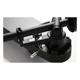 Rega Replay Turntable, RB110 tonearm bearing and cue lever close-up