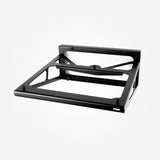 Rega Planar 1/2/3/6 Turntable Wall Bracket, Black, three-quarter view