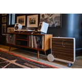 REL Planar PL-1 in Gloss White with Premium Wood grille
