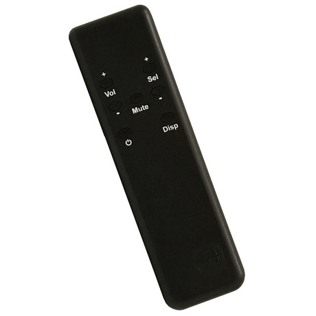 Rogue Audio RH-5 Headphone Amplifier Remote Control, black, angled front view