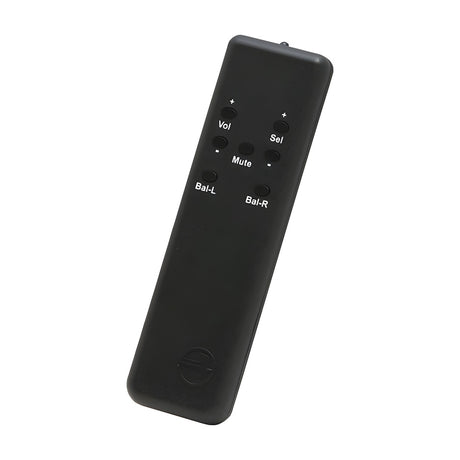 Rogue Audio RP-1 Preamplifier Remote Control, black, angled front view