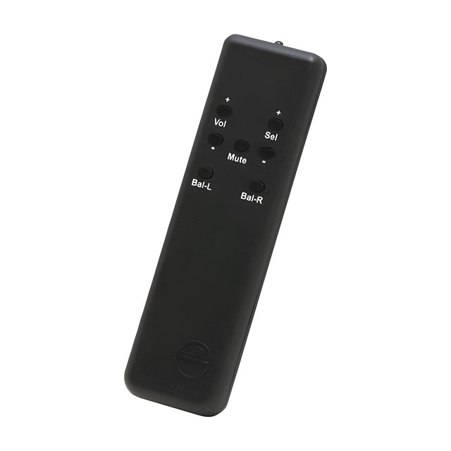 Rogue Audio RP-1 Preamplifier Remote Control, black, angled front view
