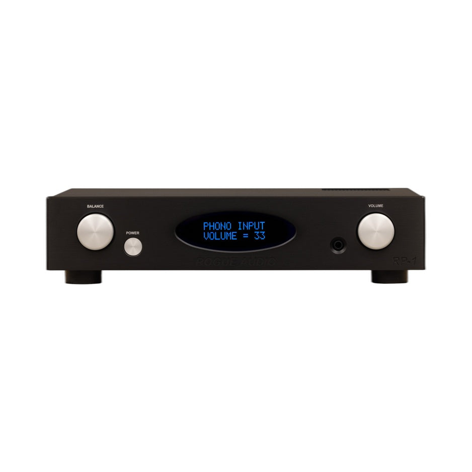 Rogue Audio RP-1 v2 Preamplifier Black front view