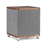 Ruark Audio RS1 Subwoofer Rich Walnut three-quarter view