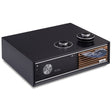 Ruark Audio R710 CD Hi-Fi Console, Charcoal Lacquer, three-quarter front view