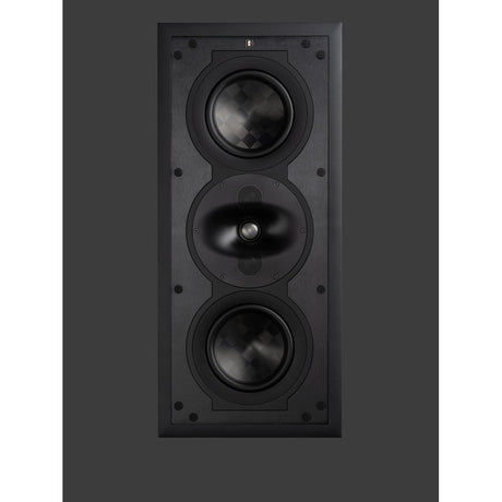 Perlisten S5i-LR In-Wall Speaker front drivers grille off