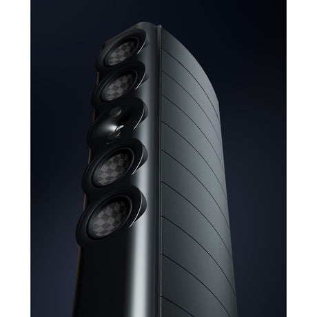 Perlisten S7t Black Edition aluminum side panel detail