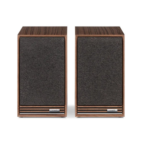 Ruark Audio Sabr-R Bookshelf Speakers  walnut front