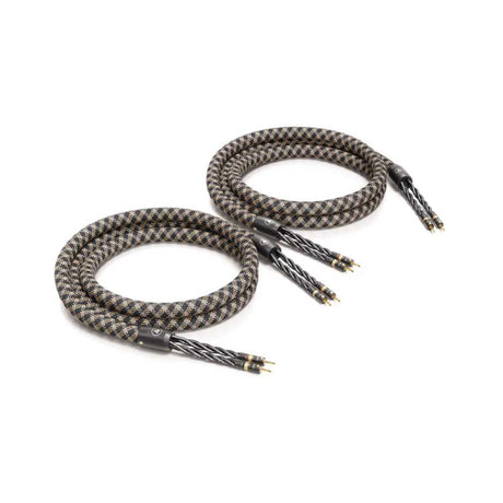 ViaBlue SC-6 Reference Silver speaker cables with T6s banana terminations