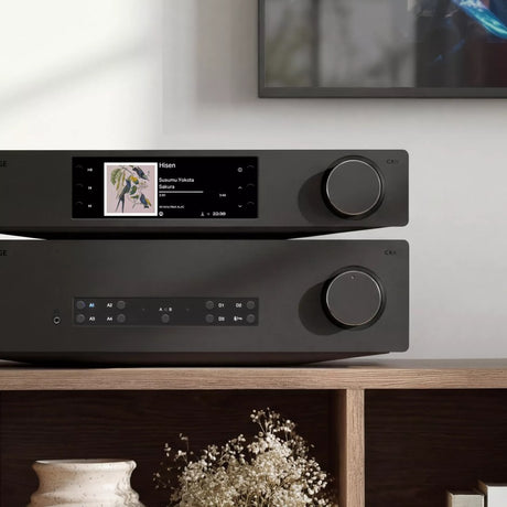 Cambridge Audio CXN100 SE with CXA integrated amplifier lifestyle