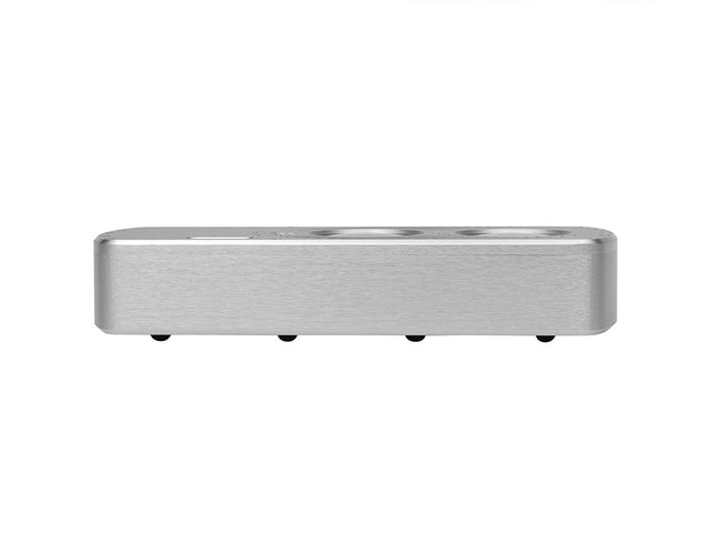 Chord Electronics Symphonic moving coil phono stage, silver finish front view