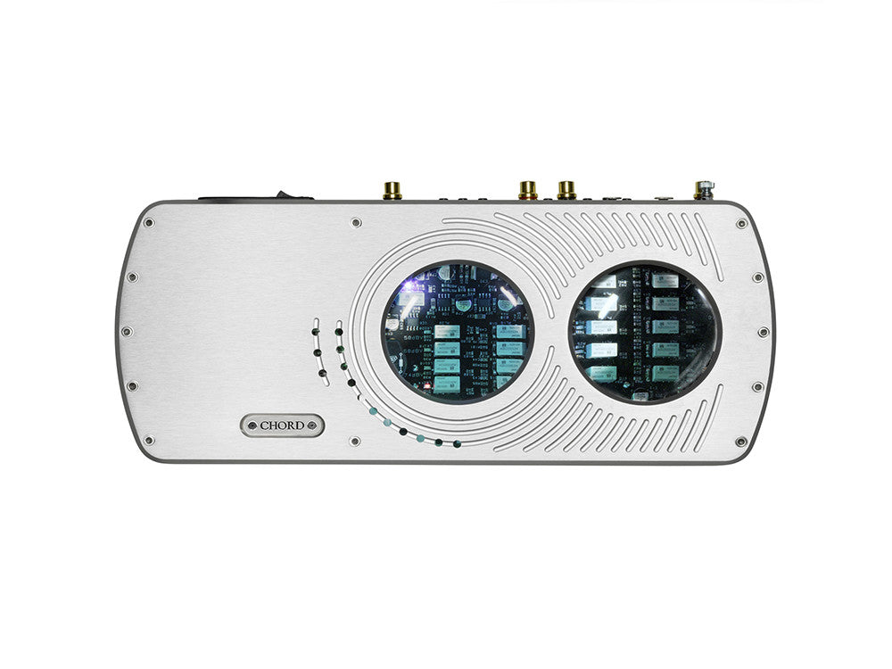 Chord Electronics Symphonic top view showing twin viewing portals