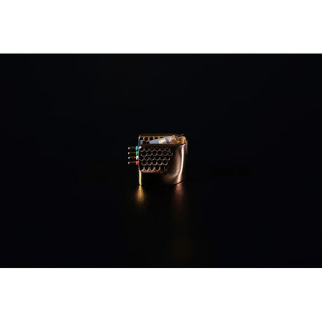 Wilson Benesch Tessellate Ti-S Cartridge side profile in Polished Gold finish