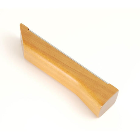 Unison Research RC2 remote rear view showing Cherry wood construction