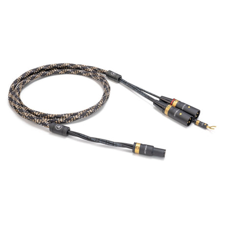 VIABLUE EPC-2 Phono Cable 5-pin DIN SME to balanced T8 XLR, Cobra finish