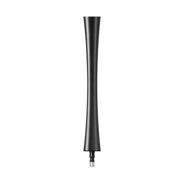 Quadraspire X-Reference Column 44mm, black painted aluminum, single column shown upright with the threaded stud at its base